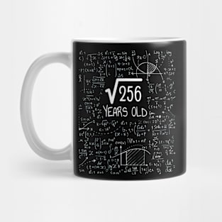 16th Birthday Square Root of Years Old Mug